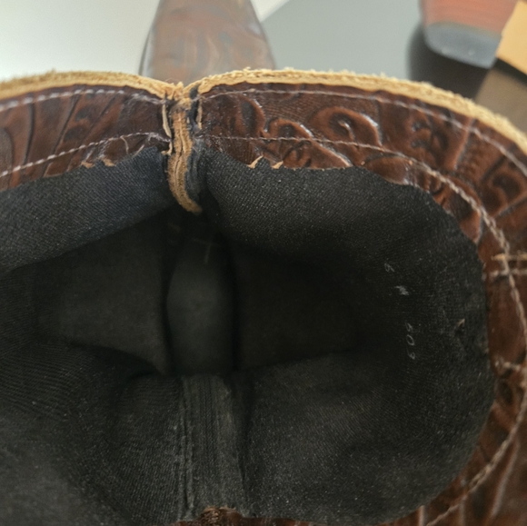 Vintage RARE tooled cowgirl boots - Picture 5 of 11